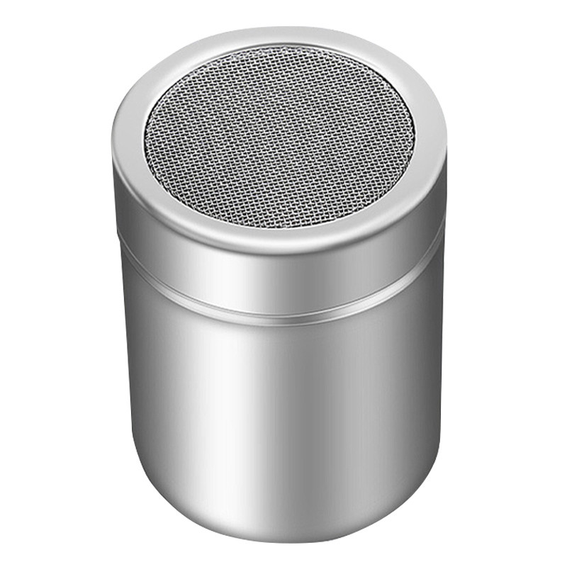 Capac pentru agitator de ciocolată, din oțel inoxidabil, zahăr glazurat, făină, pudră de cacao, sită de cafea, instrument de gătit C66