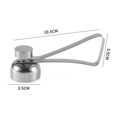 Metalni rezač ljuski jaja Otvarač ljuski za jaja Nehrđajući čelik 304 Kuhana sirova jaja Kreativni kuhinjski alat Otvarač za ljuske jaja