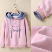 Dječji sweatshirt za djevojčice - s kapuljačom