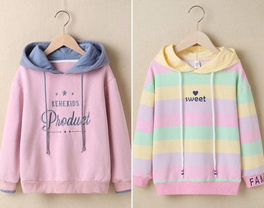 Dječji sweatshirt za djevojčice - s kapuljačom