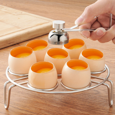 Нови метални ножици за яйца Egg Topper Cutter Shell Отварачка от неръждаема стомана Варено сурово яйце Open Creative Kitchen Tools Set