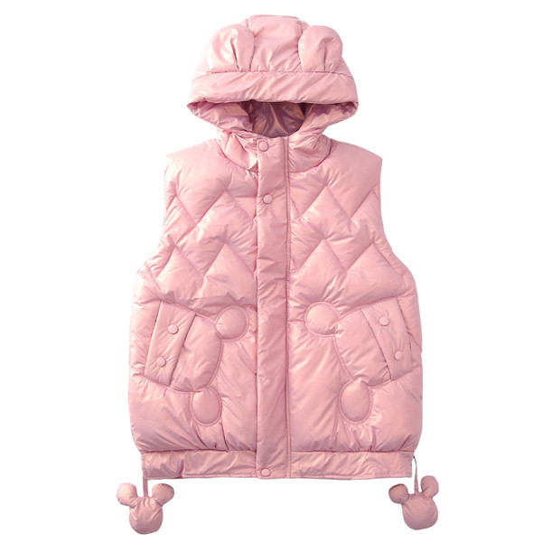 Laisva liemenė mergaitei su gobtuvu ir kaklaraiščiais