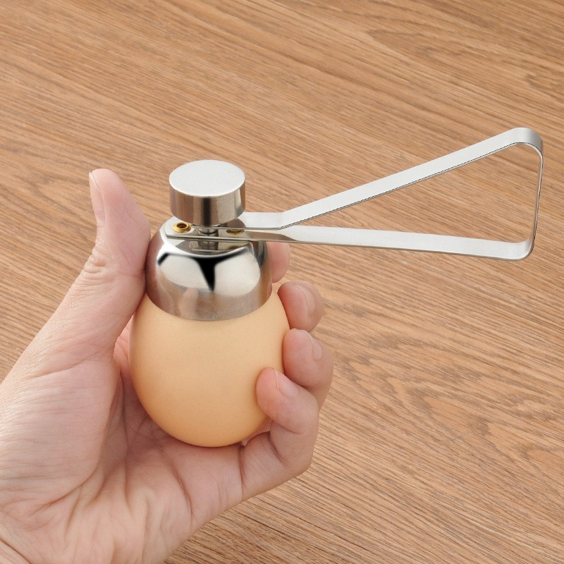 Foarfece pentru ouă din oțel inoxidabil Cutter pentru tăiere pentru ouă Deschidetor de coji Ouă fiert crud din oțel inoxidabil Deschide unelte creative de bucătărie