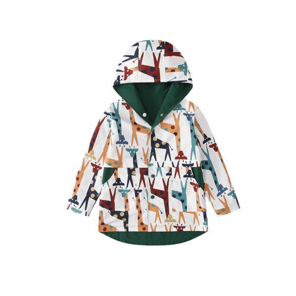 Dječja jesenska dvostrana vjetrovka za djevojčice