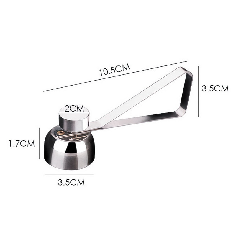Daugiafunkcinės kiaušinių žirklės, nerūdijančio plieno dangtelis, lukštų pjaustytuvas Virtuvės įrankis Patvarus kiaušinių atviras namas Įtaisai Maisto gaminimo priedai