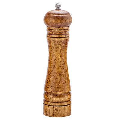 Set de râșniță pentru piper și piper din lemn pentru moara de condimente de mână Rasnita de măcinat ceramică Miez de măcinat Unelte de bucătărie Unelte de gătit pentru grătar