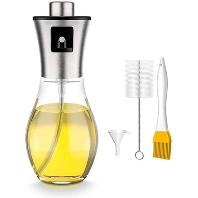 Pulverizator de ulei de măsline pentru gătit, sticlă de pulverizator de ulei, pulverizator de ulei reîncărcat Mister pentru gătit, coacere, grătar