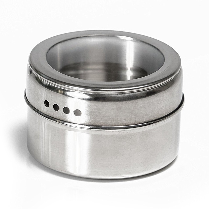 1PC Sticla de condimente Cutii de condimente din oțel inoxidabil Design clar Piper Sare Condimente Agitator de zahăr Sticla de condimente Accesorii de bucătărie