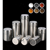 Borcan pentru condimente pentru grătar din oțel inoxidabil Borcan pentru stropire Cutie pentru condimente pentru piper Set borcane pentru condimente Sare și piper Suport organizator pentru condimente