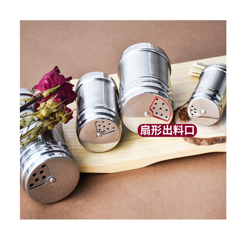 Borcan pentru condimente pentru grătar din oțel inoxidabil Borcan pentru stropire Cutie pentru condimente pentru piper Set borcane pentru condimente Sare și piper Suport organizator pentru condimente