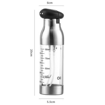 2-σε-1 Olive Oil Sprayer Kitchen Dosage Dispenser Dispenser Seasoning Mist Bottle for BBQ Kitchen Seasoning Tools 100Ml