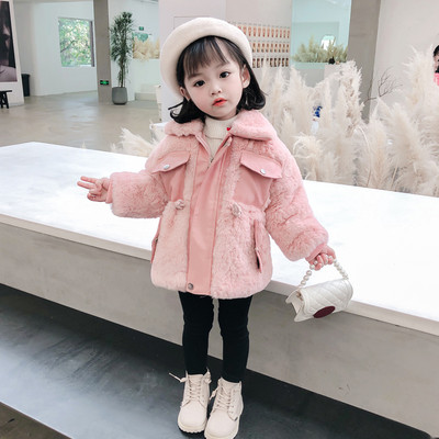 Geacă din piele ecologică la modă pentru fete cu șireturi și fermoar