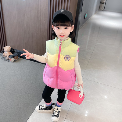 Vesta pentru copii pentru fete cu fermoar