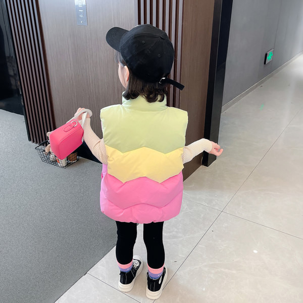 Vesta pentru copii pentru fete cu fermoar