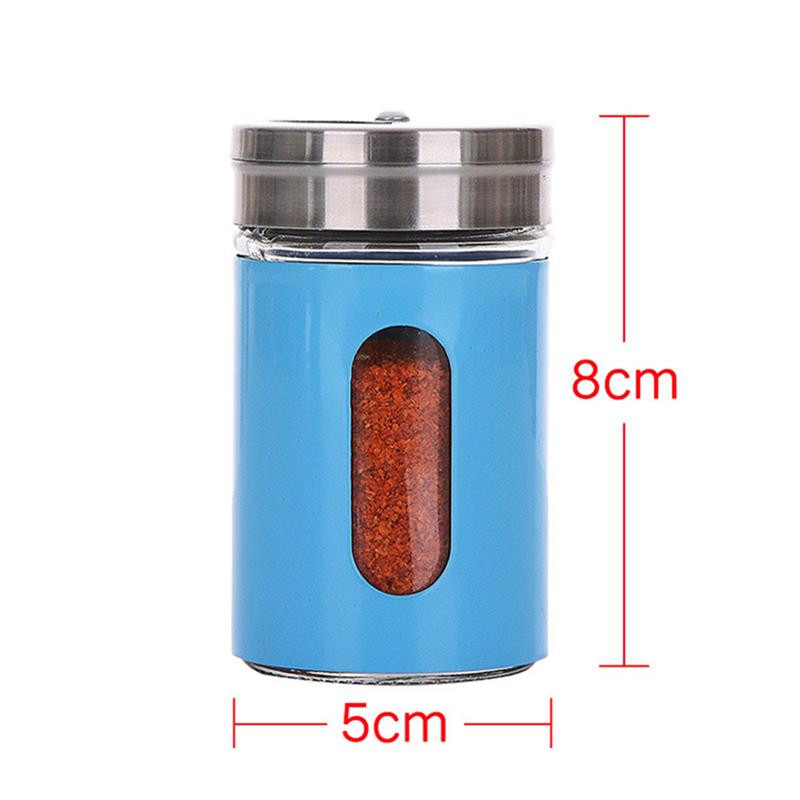 3 buc. Sticle de condimente Sare Piper Cutie de condimente Cutie de condimente de bucătărie Borcane pentru sticle de depozitare de condimente din oțel inoxidabil Cutie cu pulbere de chimion Gadget de bucătărie