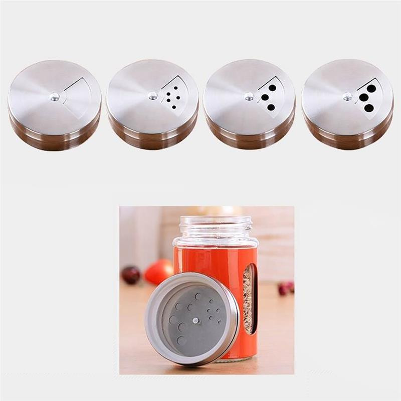 3 buc. Sticle de condimente Sare Piper Cutie de condimente Cutie de condimente de bucătărie Borcane pentru sticle de depozitare de condimente din oțel inoxidabil Cutie cu pulbere de chimion Gadget de bucătărie