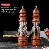 Maltų pipirų malūnėlis namuose rankiniu būdu grūsta jūros druska pipirų pipirų malūnėlis medinis švyturys pipirų malūnas pagardų butelis prieskonių indelis