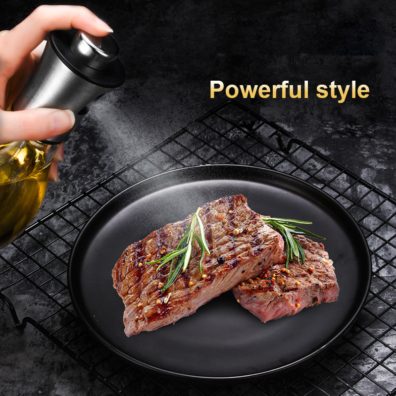 Spray de ulei pentru grătar, sos de oțet, ulei de măsline, sticle de sticlă, dozator de ulei, condiment, sticla de condimente, ustensile de bucătărie Unelte