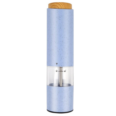 Elektrinė druskos ir pipirų malūnėlis, automatinis prieskonių malūnėlis su baterijomis varomas kviečių pluošto medžiagų plaktuvas Virtuvės įrankiai Virtuvės prietaisai