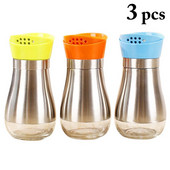 3 buc. Agitator de condimente Sticle de condimente din oțel inoxidabil Instrument de gătit pentru condimente Accesarie Sticla de condimente de bucătărie Rasnita de piper