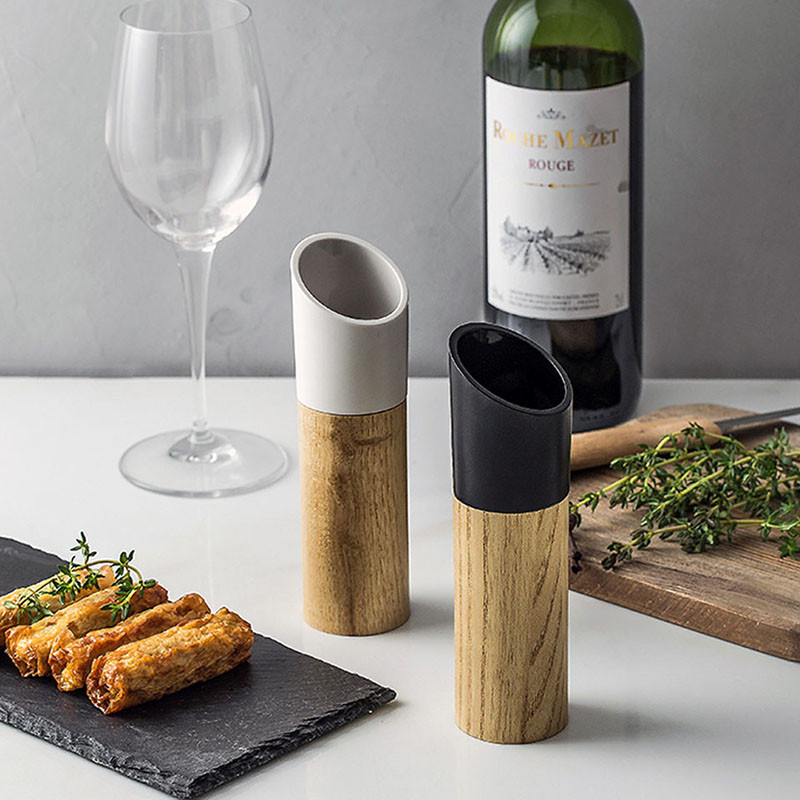 TEENRA medienos druskos ir pipirų malūnėlis Prieskonių žolelių malūnėlis Reguliuojamas druskos ir pipirų plaktuvai Virtuvės prieskonių indeliai