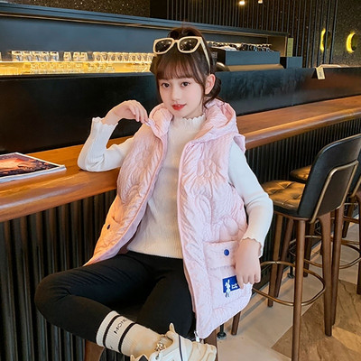 Vesta pentru copii pentru fete cu buzunar