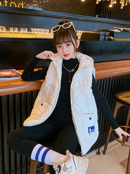 Vesta pentru copii pentru fete cu buzunar