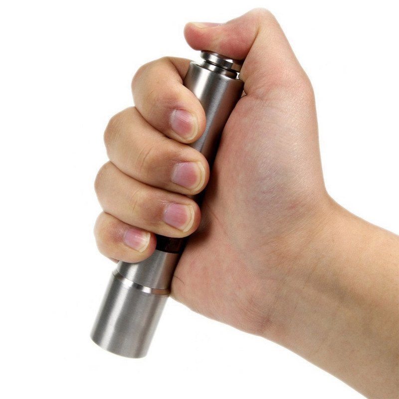 Nerūdijančio plieno pipirų malūnėlio druskos malūnėlio kombinuotas mygtukas kelionėms NIN668