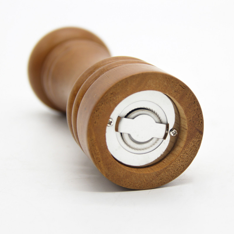 Medinių prieskonių laikymo dėžutės rankinis pipirų plaktuvas Prieskonių ir druskos purškimo butelis pipirų malūnėlis virtuvės maisto ruošimo įrankiams