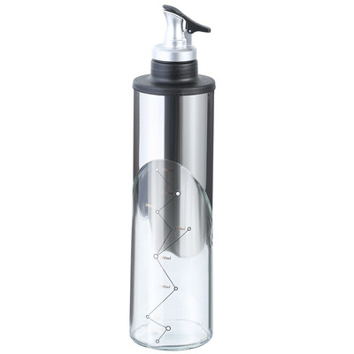 650 ml nerūdijančio plieno stiklinis aliejaus butelis, nepralaidus tepalavimui buitinis virtuvės sojos padažo acto bakas