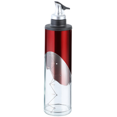 650 ml nerūdijančio plieno stiklinis aliejaus butelis, nepralaidus tepalavimui buitinis virtuvės sojos padažo acto bakas