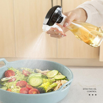 2022 New Kitchen Seasoning Oiler Cooking BBQ Πρέσα ψησίματος Σπρέι μπουκάλι σπρέι λαδιού Home Glass μπουκάλι σπρέι 200ml Μπουκάλι σπρέι