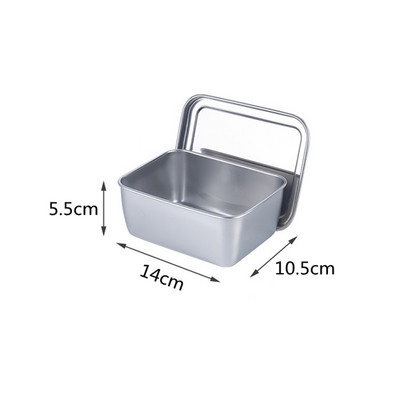 1/2/3/4/6 grile Cutie de condimente Set de condimente cu capac Agitatoare de piper din oțel inoxidabil Borcane Containere Raft Unelte de depozitare pentru bucătărie