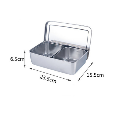 1/2/3/4/6 grile Cutie de condimente Set de condimente cu capac Agitatoare de piper din oțel inoxidabil Borcane Containere Raft Unelte de depozitare pentru bucătărie