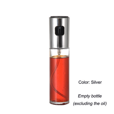 Sticlă portabilă de pulverizare pentru ulei, rezistentă la scurgeri, unealtă pentru gătit pentru bucătărie, pulverizator pentru condimente pentru apă, pentru camping, accesoriu pentru grătar