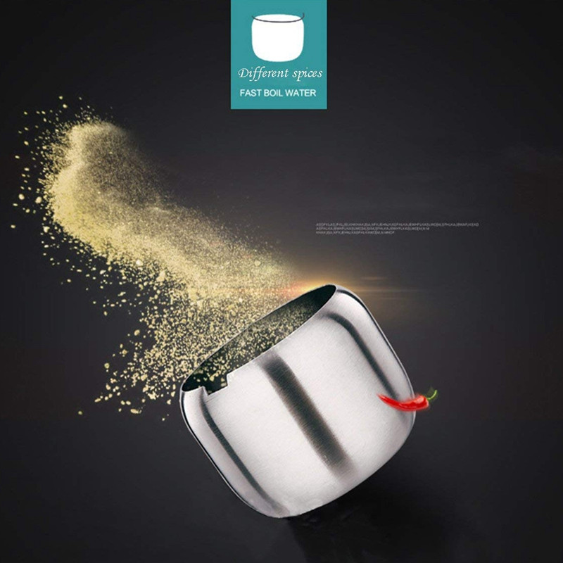 Bucătărie Set recipiente pentru condimente din oțel inoxidabil 18/8 Borcan pentru condimente Raft pentru condimente Sticluță pentru condimente Sare Piper Zahăr Depozitare Orga