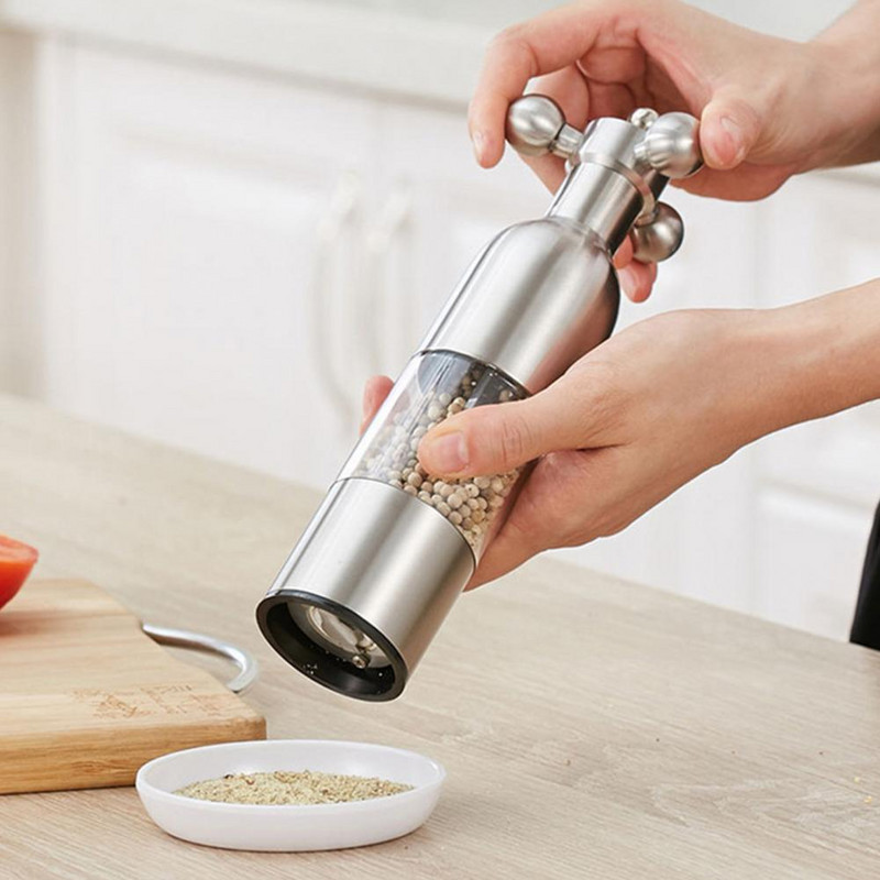 Pepper Mill Fancy Professzionális akril sódaráló élelmiszer minőségű sódaráló