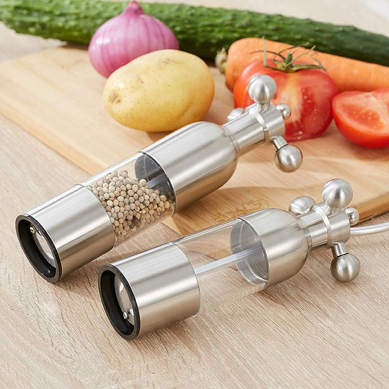 Pepper Mill Fancy Professzionális akril sódaráló élelmiszer minőségű sódaráló