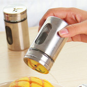 Roostevabast terasest maitseainepurgid Maitseainepurgid Pöörlevad kaaned soolapipra loksutajad hambaork maitseainete säilituspudel Köögi maitseaineriiul