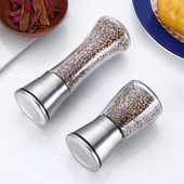 Rasnita de piper 2 in 1 din otel inoxidabil Rasnita manuala de sare si piper Rasoare de condimente Ustensile de bucatarie Accesorii pentru gatit