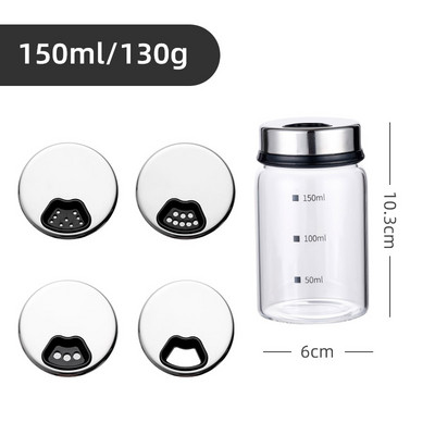 Háztartási locsolódobozok, poros dobozok, grillfűszeres palackok, locsolópalackok, üveg fűszeres üvegek