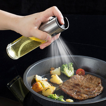 100 ml Oil Cook Spray Άδειο μπουκάλι Ξύδι Διανομέας Εργαλείο μαγειρέματος Salad BBQ Glass Oil Spray Spray Κουζίνας