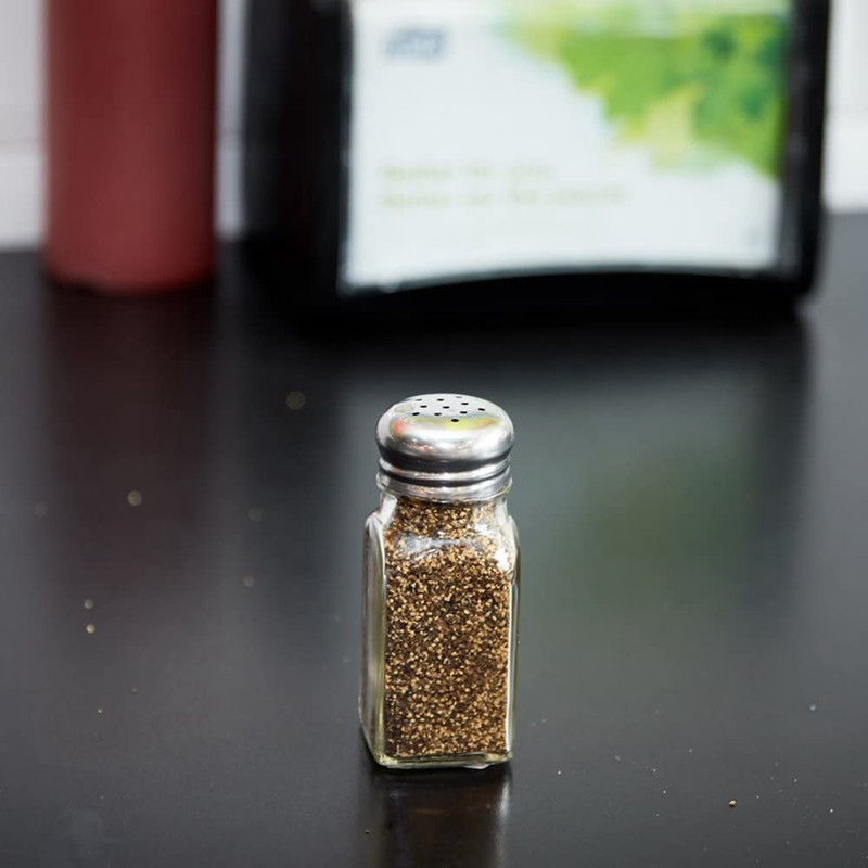 (Set de 2) Sticla de ardei Mini sticla de condiment din sticla Sticla poroasa de condiment Masa Shaker Sticla poroasa de condiment