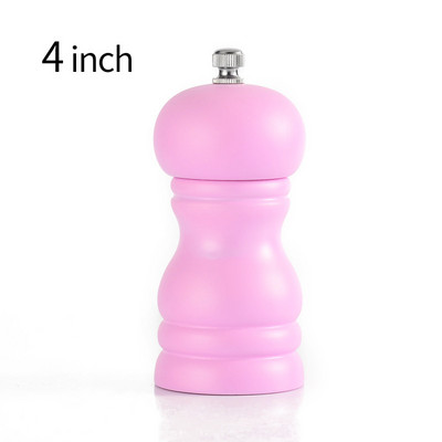 3 szín 4 hüvelykes borsdaráló sópisztoly fűszerüvegek szett Konyhai cikkek Konyhai eszközök készletek Ajtó Fűszerek Fűszerek Állvány Szervező