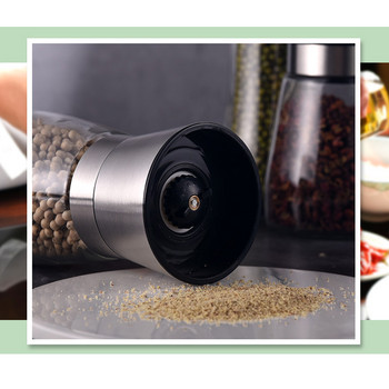 Μύλος πιπεριού ANACE από ανοξείδωτο ατσάλι Εγχειρίδιο μύλος αλατιού και πιπεριού Μύλος μπαχαρικών Spice Shakers Εργαλεία κουζίνας Αξεσουάρ για μαγείρεμα