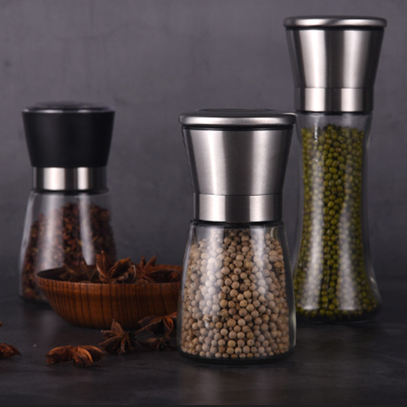 ANACE mlinac za papar od nehrđajućeg čelika, ručni mlinac za sol i papar, posuda za začine, kuhinjski alati, dodaci za kuhanje