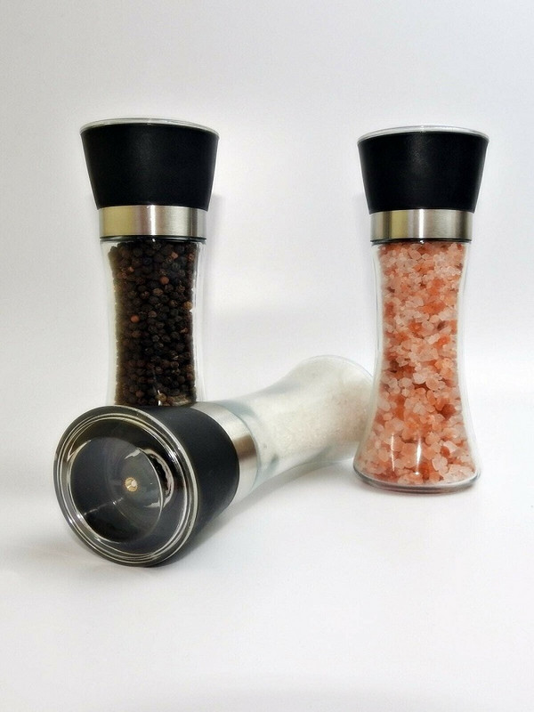 Prieskonių malūnėlis keraminis indelis pagardų purškiamas skardinis virtuvės priedai Aukštos kokybės stovo laikymo laikiklis druskos pipirų plaktuvų rinkinys akmenų malūnėlis žolelių malūnėliai pipirų malūnėliai