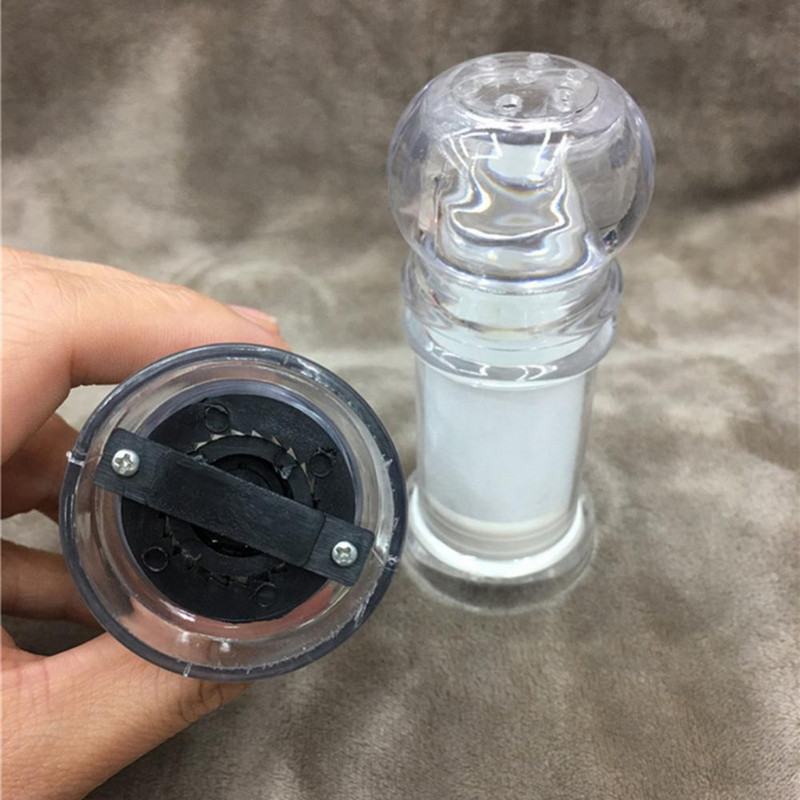 Veskiveski manuaalne köögitööriist 2 tk soola vürts pipra maitseainepudel maitseaine krõbeda vürtsipurgi konteiner Avaleht