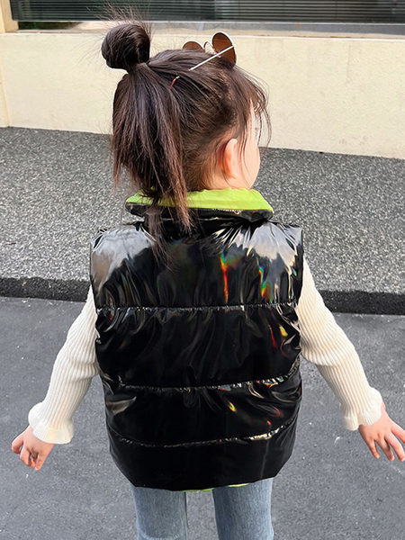 Vaikiška rudeninė liemenė mergaitėms su kišene