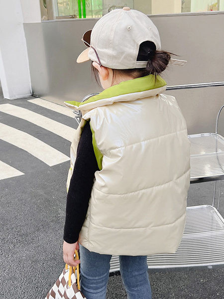 Vaikiška rudeninė liemenė mergaitėms su kišene